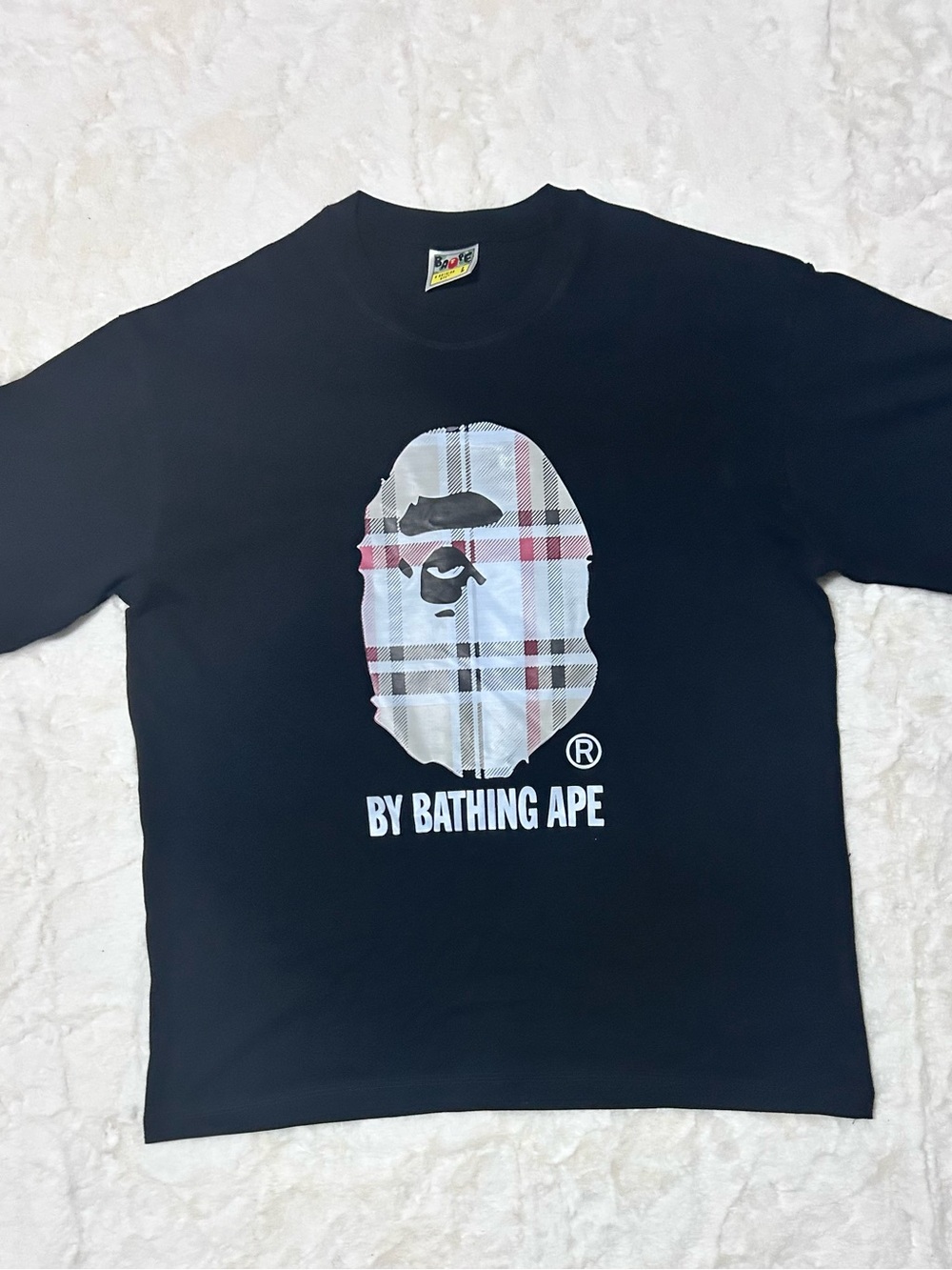 A Bathing Ape Burberry shirt